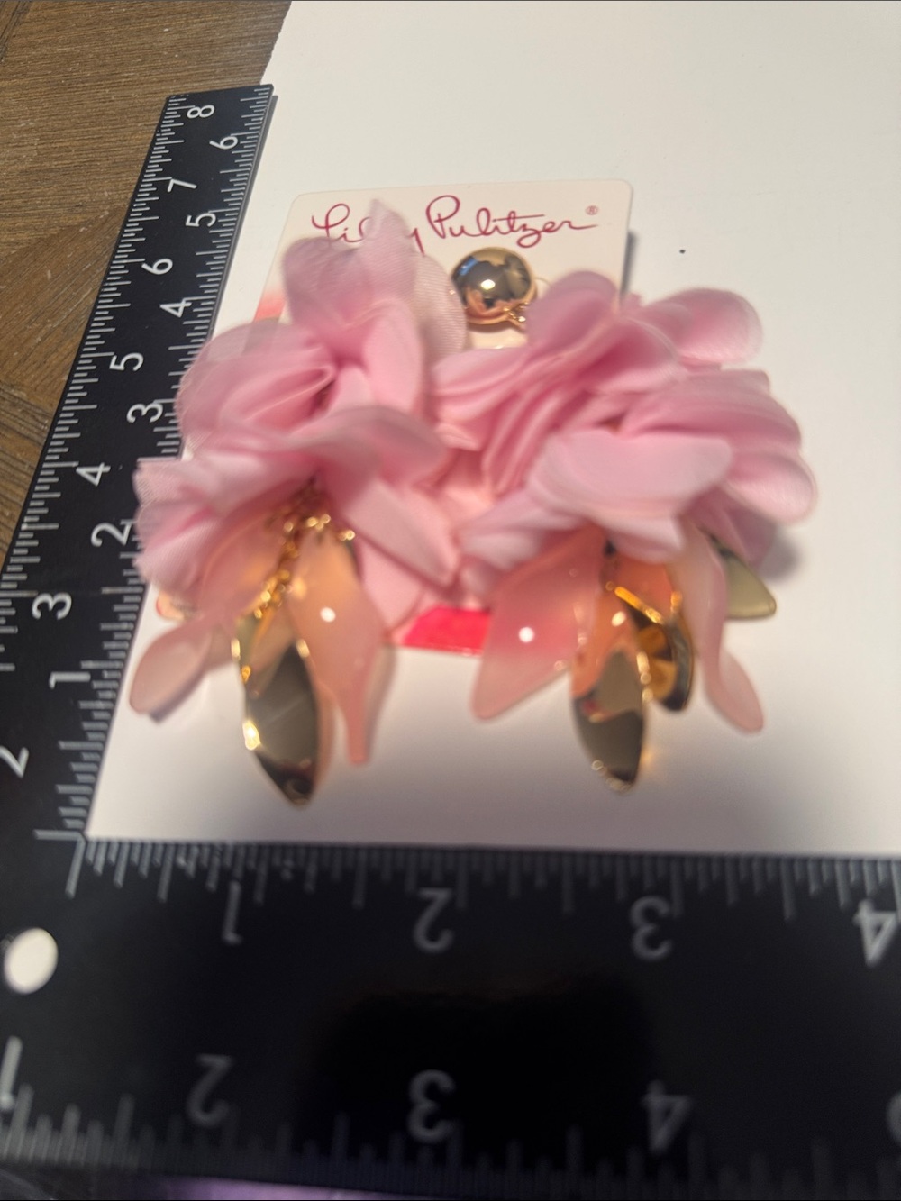 Lilly Pulitzer Statement Earrings NWT (LR111/1) - Picture 5 of 6